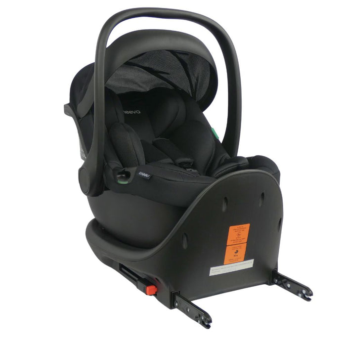 Neeva Carina Stroller* & Neeva I-Size Infant Capsule - Black (NB1) Travel System (Bundle)