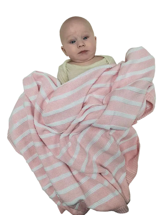 Sleep Tight 100% Cotton Knit Blanket