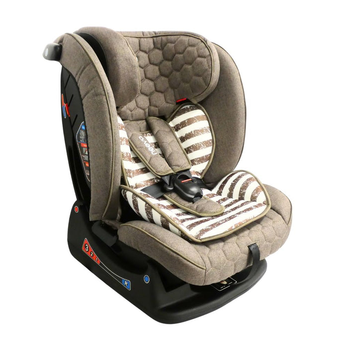 Neeva 3-in-1 Convertible Car Seat 0-36kg : BROWN STRIPES