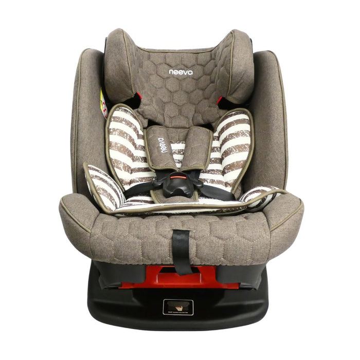 Neeva 3-in-1 Convertible Car Seat 0-36kg : BROWN STRIPES