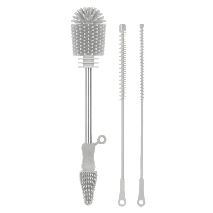 Haakaa Silicone Cleaning Brush Kit - GREY