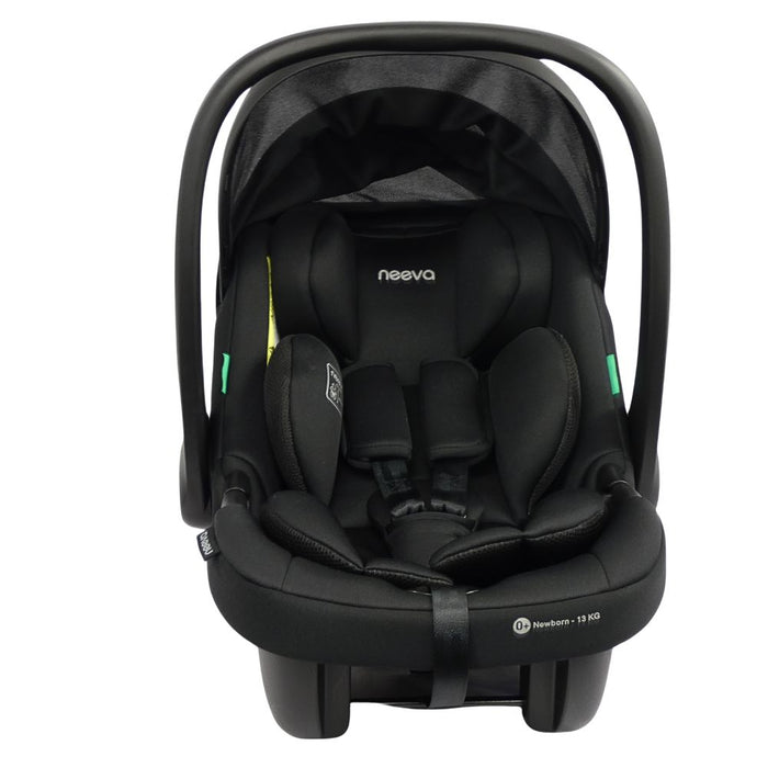 Neeva Carina Stroller* & Neeva I-Size Infant Capsule - Black (NB1) Travel System (Bundle)