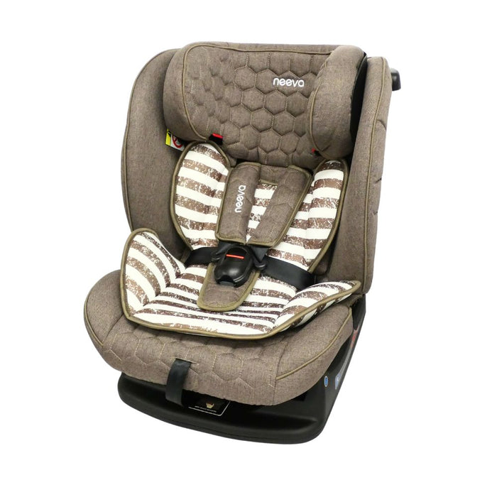 Neeva 3-in-1 Convertible Car Seat 0-36kg : BROWN STRIPES