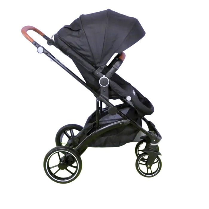 Neeva Carina Stroller* & Neeva I-Size Infant Capsule - Black (NB1) Travel System (Bundle)