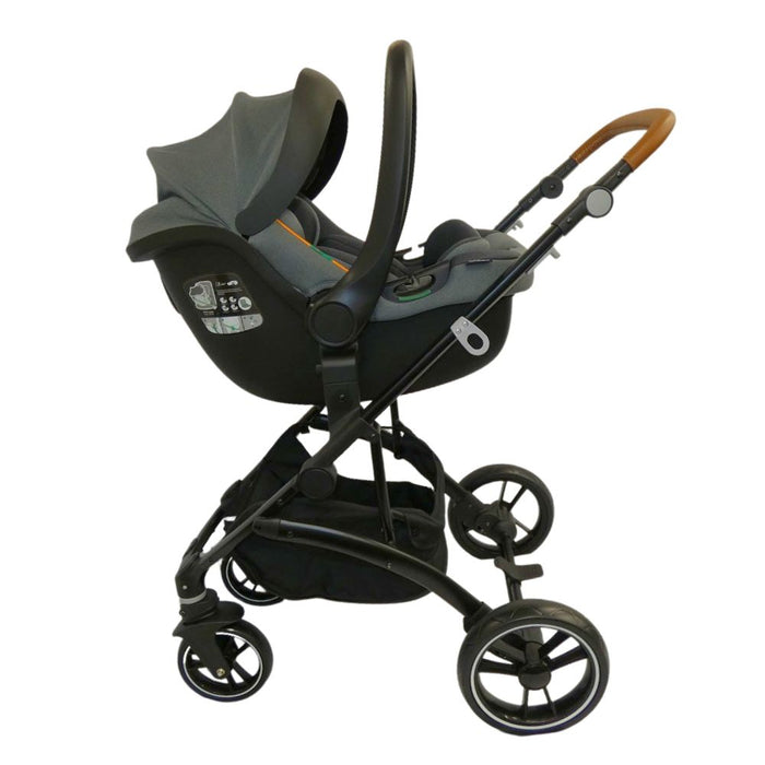 Neeva Carina Stroller* & Neeva I-Size Infant Capsule-Orange Trim (NB01) Travel System (Bundle)