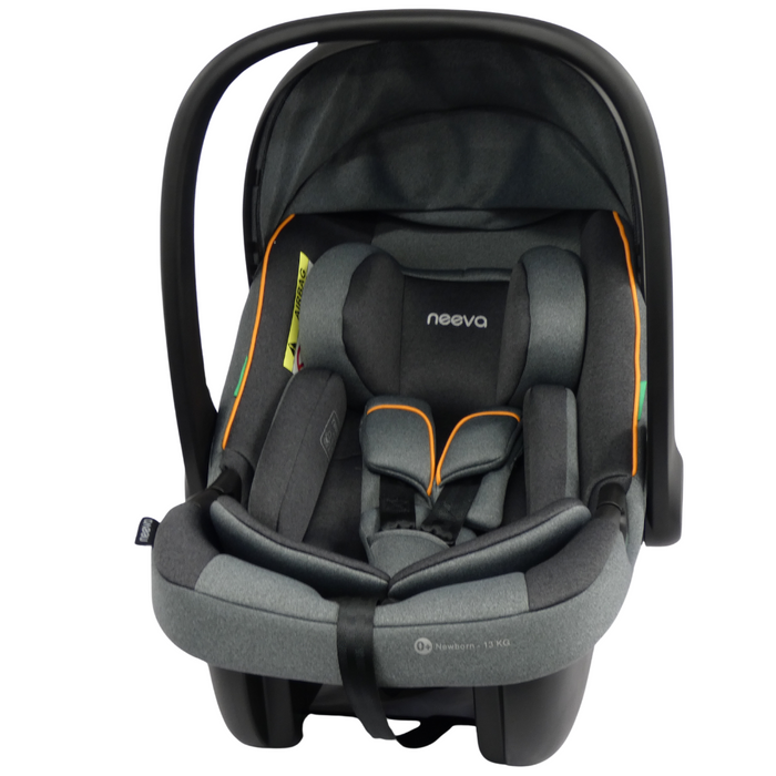 Neeva Carina Stroller* & Neeva I-Size Infant Capsule-Orange Trim (NB01) Travel System (Bundle)