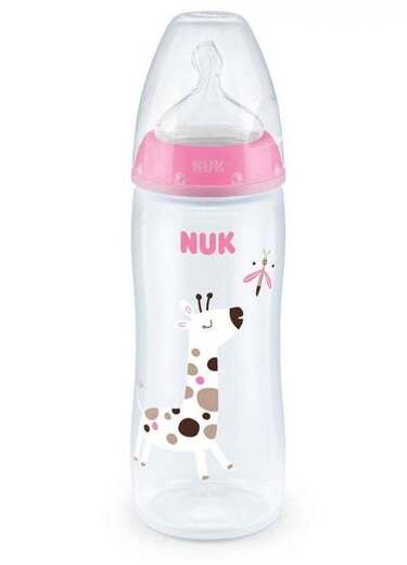 NUK First Choice Plus Baby Bottle with Temperature Control 6-18M