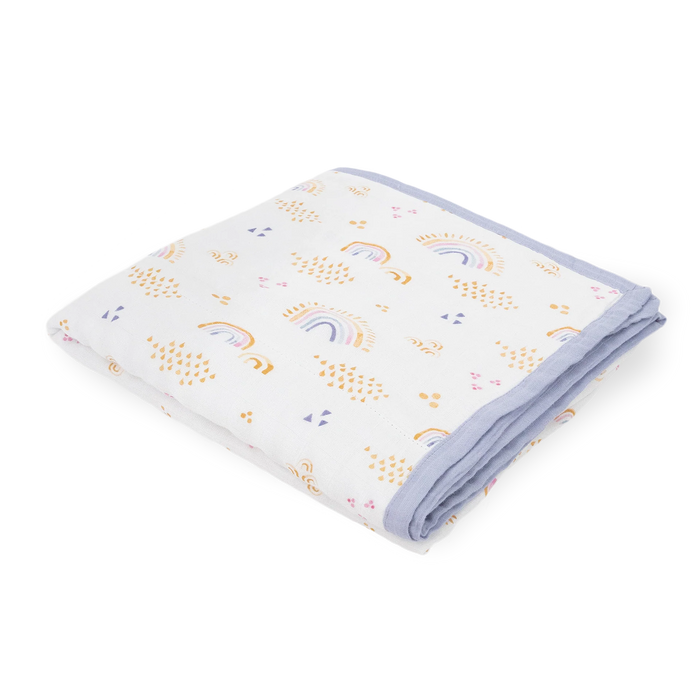 Little Unicorn Deluxe BAMBOO Muslin Quilt 120x120cm