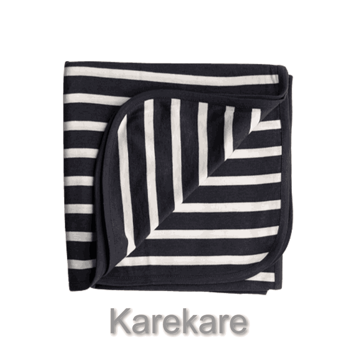 Woolbabe Merino/Organic Cotton swaddle/blanket STRIPES