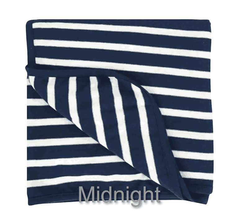 Woolbabe Merino/Organic Cotton swaddle/blanket STRIPES