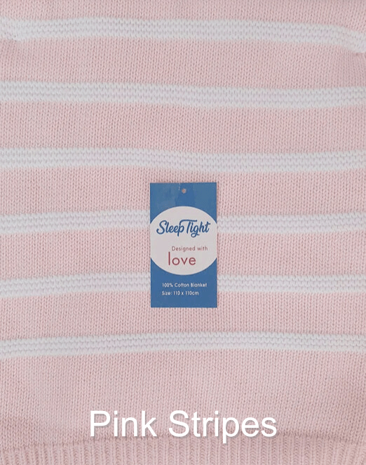 Sleep Tight 100% Cotton Knit Blanket