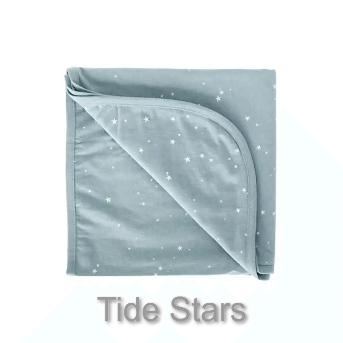 Woolbabe Merino/Organic Cotton swaddle/blanket STARS