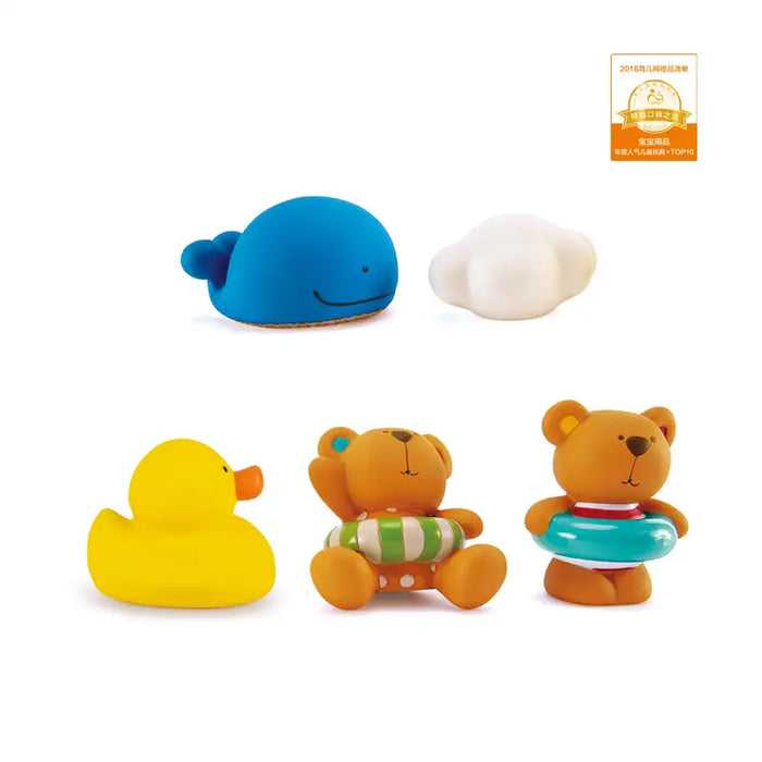 Hape Teddy and Friends Bath Squirts - Babyonline