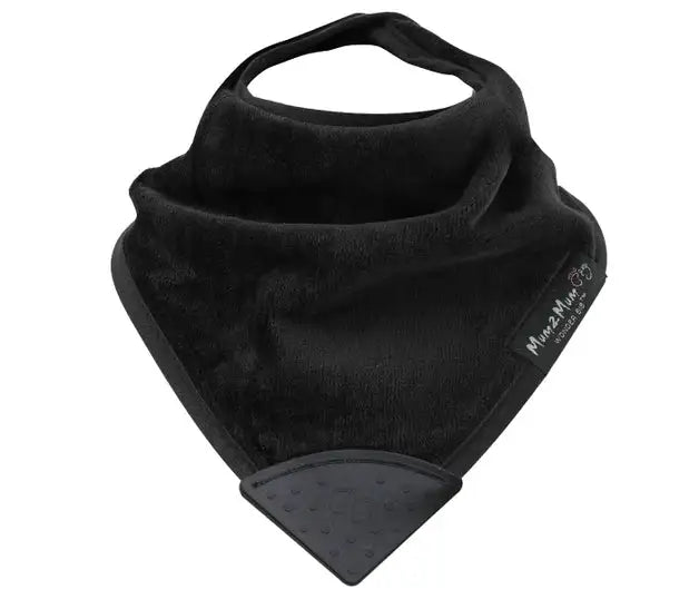 Mum2Mum Wonder Bib Teething Bandana BLACK